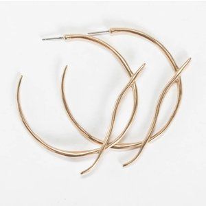 CATORI Life Flight Hoops Statement Earrings